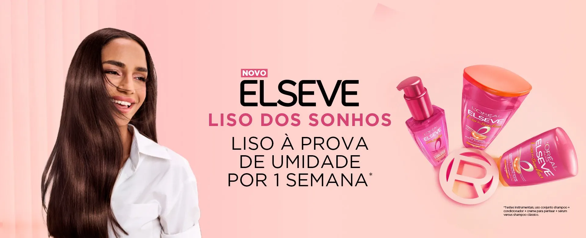 Ganhe Amostra Elseve - Liso Dos Sonhos